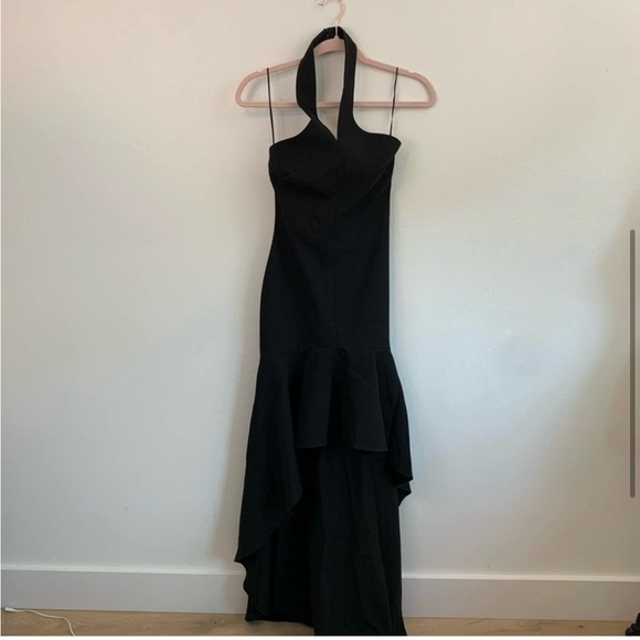 Likely Jenny High Low Ruffle Hem Halter
Gown Dress - Picture 3 of 5